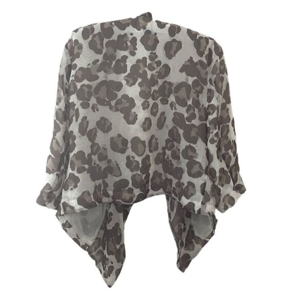 Chico's Animal Print Cardigan - Picture 2 of 6